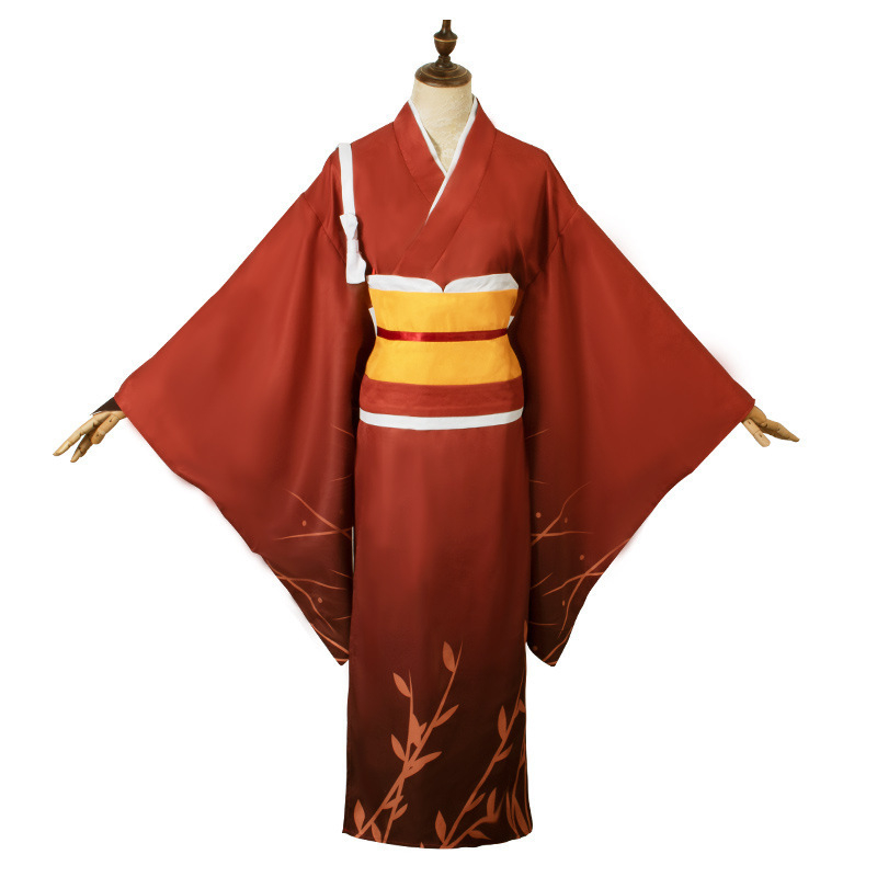 Wenhao metskoer cosplay ülikond cosplay ülikond nott lumi kevad peegel lill cos ülikond hommikumantel kimono rollimänguülikond
