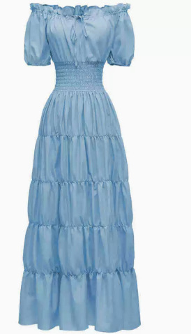 Proljeće 2025. Srednjovjekovna književna retro haljina Scenska haljina Koktel večernja haljina