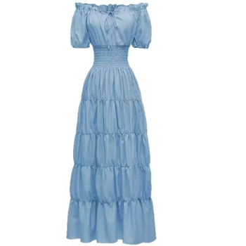 Proljeće 2025. Srednjovjekovna književna retro haljina Scenska haljina Koktel večernja haljina