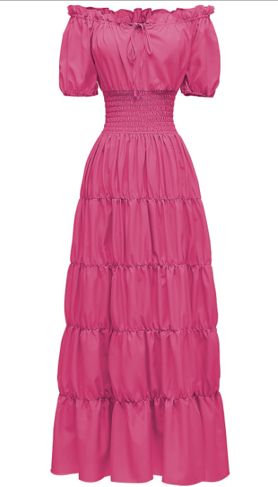 Proljeće 2025. Srednjovjekovna književna retro haljina Scenska haljina Koktel večernja haljina