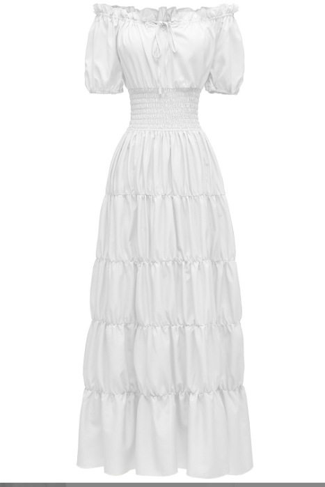 Proljeće 2025. Srednjovjekovna književna retro haljina Scenska haljina Koktel večernja haljina