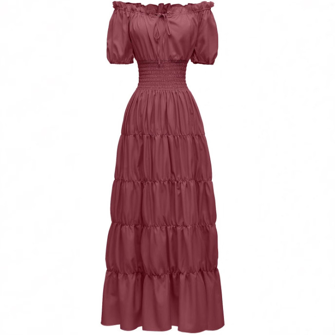 Proljeće 2025. Srednjovjekovna književna retro haljina Scenska haljina Koktel večernja haljina