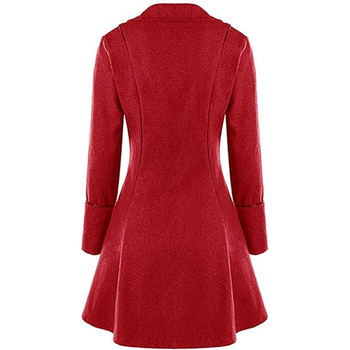 2024wish Euroopa ja Ameerika keskaegne pikkade varrukatega kolmerealine naiste jakk ebakorrapärase ülaosaga