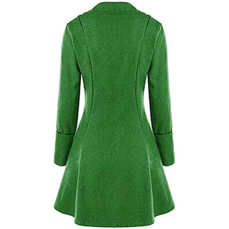 2024wish Euroopa ja Ameerika keskaegne pikkade varrukatega kolmerealine naiste jakk ebakorrapärase ülaosaga