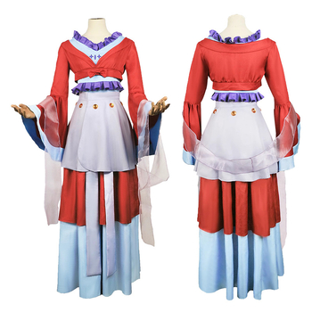 Ο Ψίθυρος του Κοριτσιού στο Σπίτι των Φαρμάκων cos Γάτα Κόκκινο Φόρεμα Φόρεμα cosplay της Ρεν Γυναικείο Φόρεμα Αντίκα Φόρεμα Han C Φόρεμα Κοστούμι