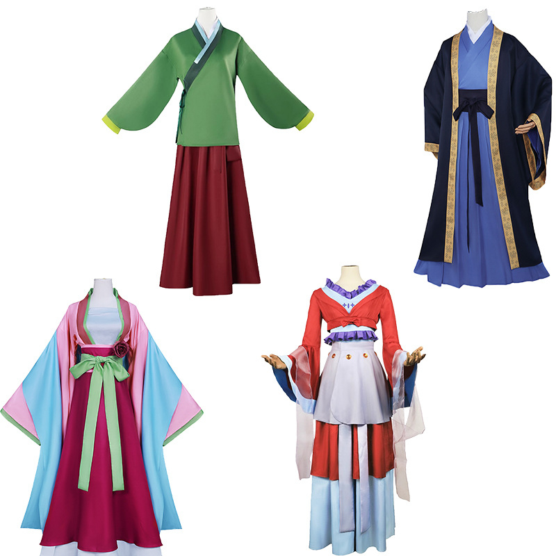 Шепотът на момичето в аптечната къща cos Cat Червена рокля Косплей рокля на Рен Дамска рокля Антична рокля Хан C Рокля костюм