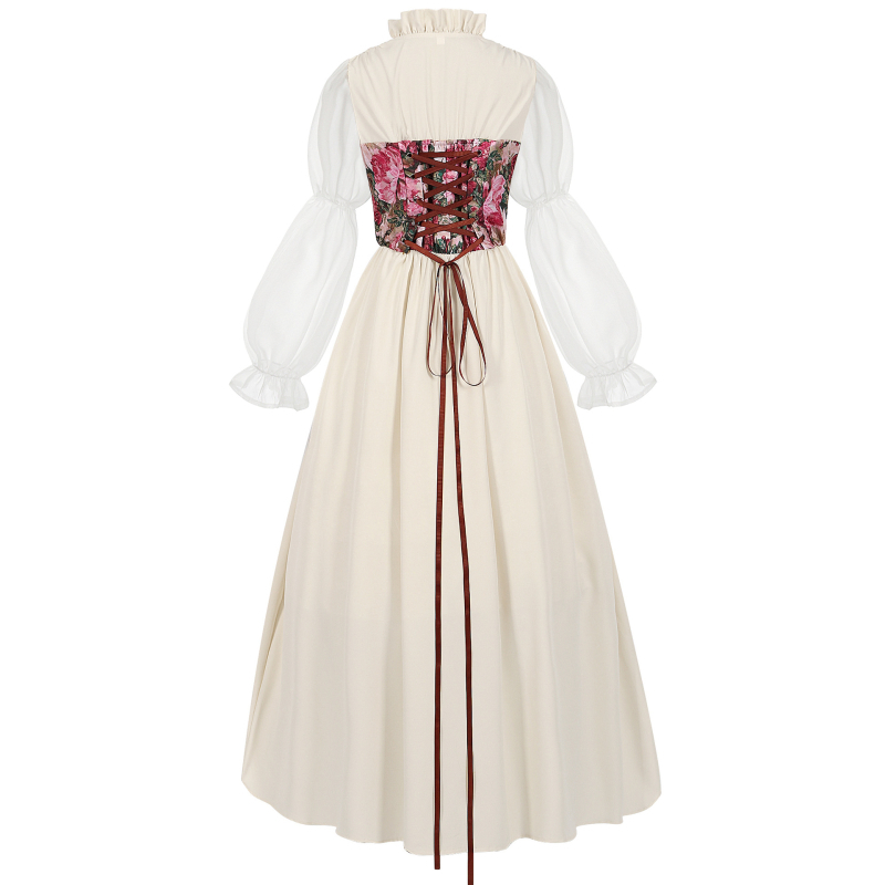 Keskaja kostüüm Halloweeni tüdrukute kostüüm nõid vampiir cosplay draama lavakostüüm lavaetendus