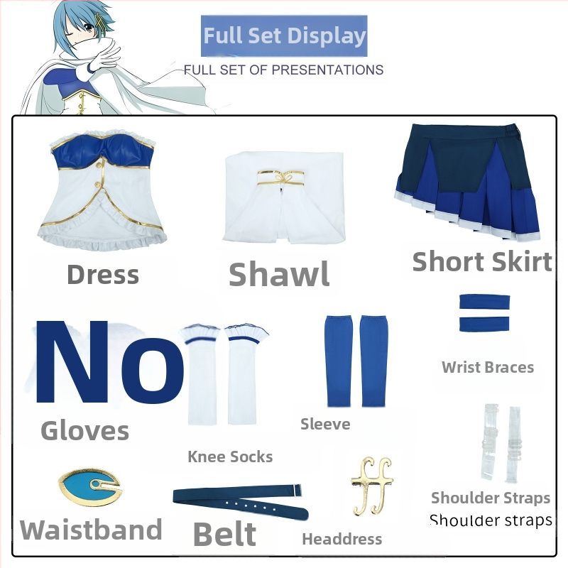 Meishu Shayexiang Cos Suit Magic Girl väike ümmargune Meishu Shayexiang Cosplay kahemõõtmeline animatsioonikostüüm