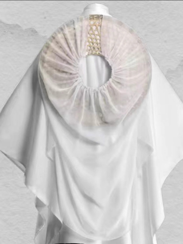 Õnnistuse ja tänulikkuse cosplay kostüüm koos mütsi, paruka, kingade, anime printsessi kostüümi ja iidse sinise tutiga vööga