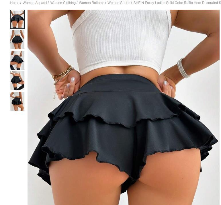 2025. aasta Euroopa ja Ameerika piiriülesed Amazoni sõltumatu jaama naiste moe mini-röstitud lühikesed culottes'id