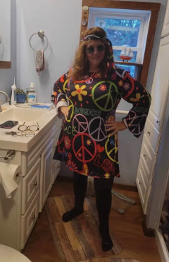 Amazon transfrontalier nou festival de îmbrăcăminte pentru femei europene și americane, îmbrăcăminte hippie vintage cu rochie pentru femei cu eșarfă pe cap