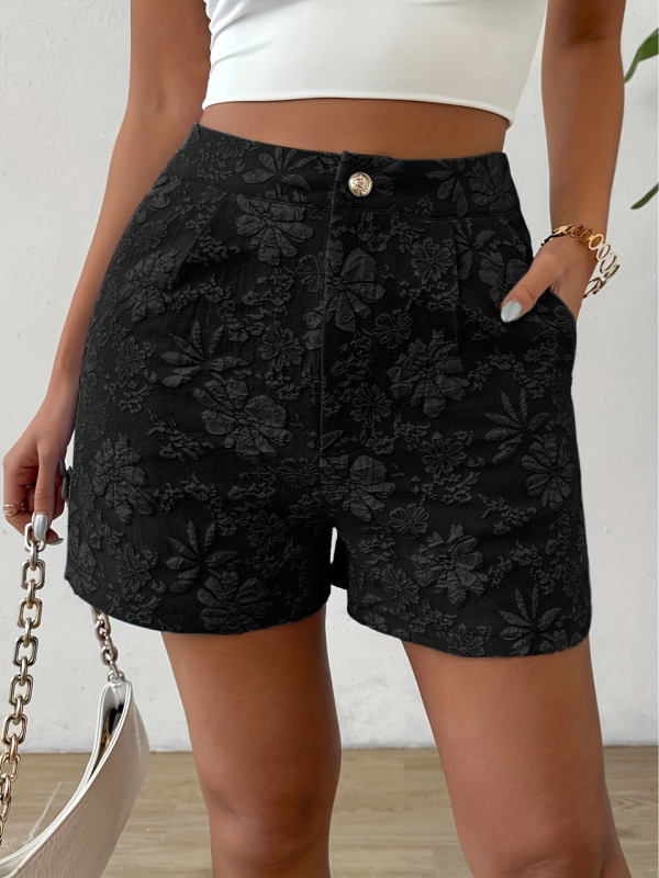 Pantaloni scurți casual din jacquard de culoare solidă, de vară, 2025, stație independentă transfrontalieră