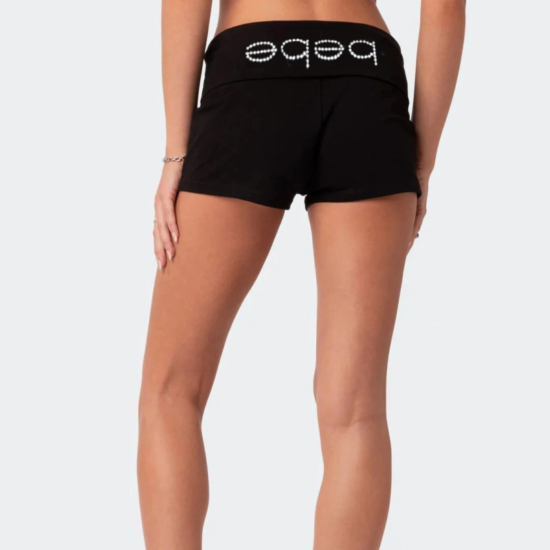 Îmbrăcăminte pentru femei, stil retro, pantaloni scurți, stil stradal, imprimați cu litere, pantaloni la modă, stil bm, pantaloni slăbiți, stil european, comerț exterior