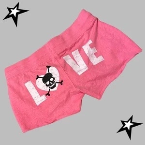 Comerț exterior european 2025 primăvara nouă Spice Girls slim-fit casual pantaloni scurți pentru femei craniu gotic la modă pantaloni scurți casual