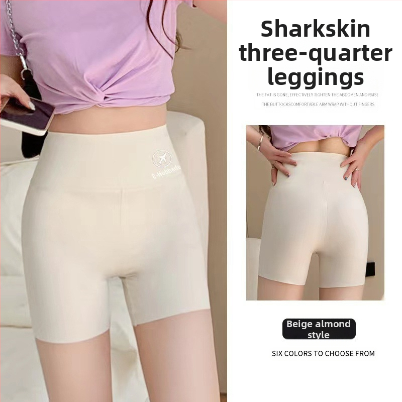 Suvised õhukesed kolmepunktilised lennuki haipüksid Barbie püksid kõrge vöökohaga kõhukaitsega turvapüksid pluss-suuruses aluspüksid