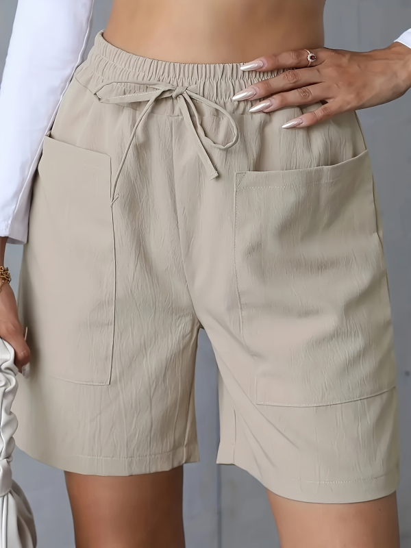 2024. aasta Amazoni uued Euroopa ja Ameerika naiste vabaajapüksid, kõrge vöökohaga lühikesed püksid, moodsed paeltega laiad jalad, vabaaja lühikesed püksid, kõik sobivad