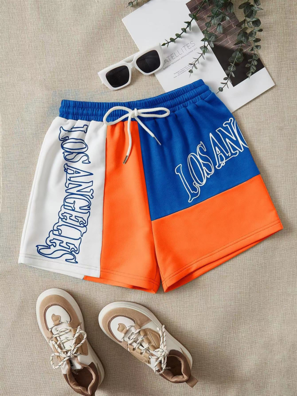 2025 Cross-Border Independent Station Populárne 280g froté dámske ležérne šortky s digitálnou potlačou na domáce nosenie