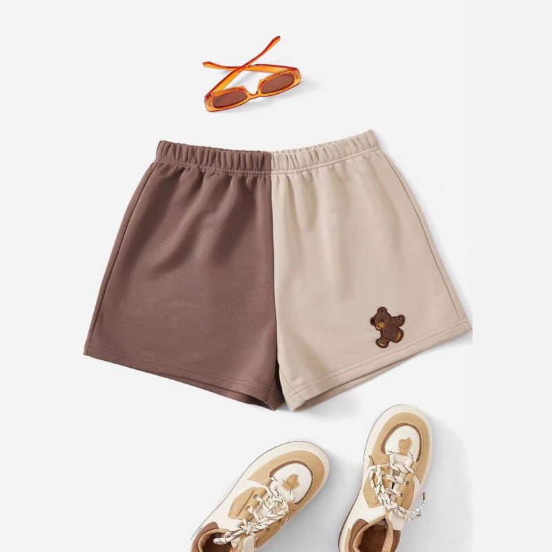 2025 Cross-Border Independent Station Populárne 280g froté dámske ležérne šortky s digitálnou potlačou na domáce nosenie