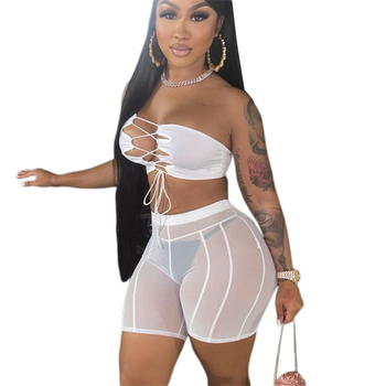 2023 Европа и Съединените щати Amazon трансгранични нови едноцветни ежедневни секси мрежести перспективни спортни панталони с висока талия и ханш