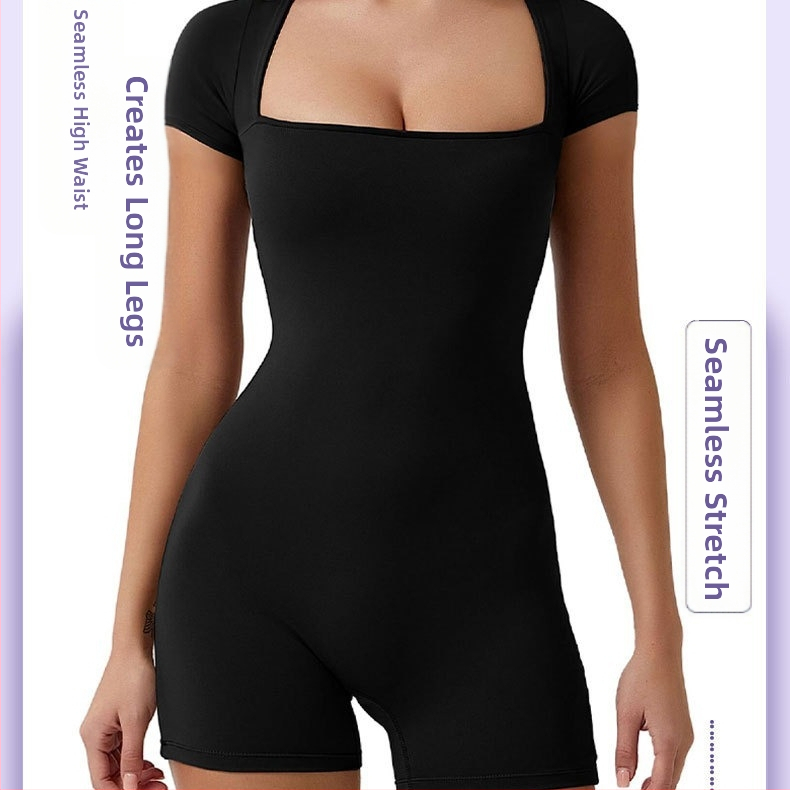 Salopetă Lulu din nailon, cu uscare rapidă, elastică și respirabilă, pentru exterior, pentru femei, modelatoare de corp, sport, yoga, vară, en-gros transfrontalieră