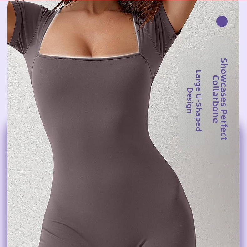 Lulu nylonový outdoorový rýchloschnúci vysoko elastický priedušný overal dámsky tvarujúci postavu športový jogový overal letný cezhraničný veľkoobchod