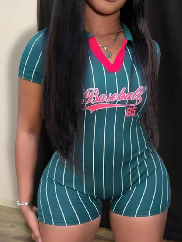 Salopetă de vară pentru femei transfrontaliere europene și americane, imprimată, model nou, stil Street Fashion, 2024