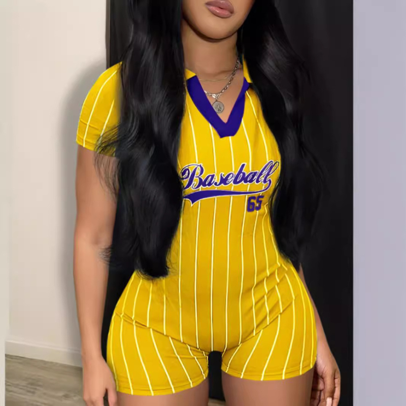 Salopetă de vară pentru femei transfrontaliere europene și americane, imprimată, model nou, stil Street Fashion, 2024