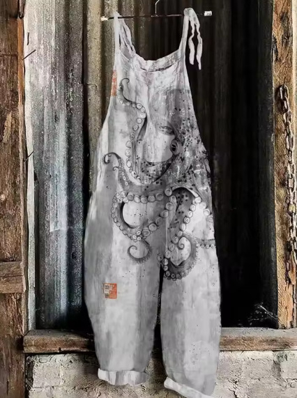 Európa a Spojené štáty americké cezhraničný zahraničný obchod jar a leto nové dámske overaly zrelé umenie morské dno biologická nika 3D digitálna tlač