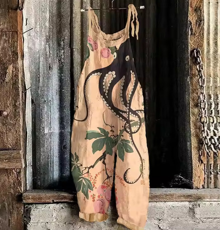 Európa a Spojené štáty americké cezhraničný zahraničný obchod jar a leto nové dámske overaly zrelé umenie morské dno biologická nika 3D digitálna tlač