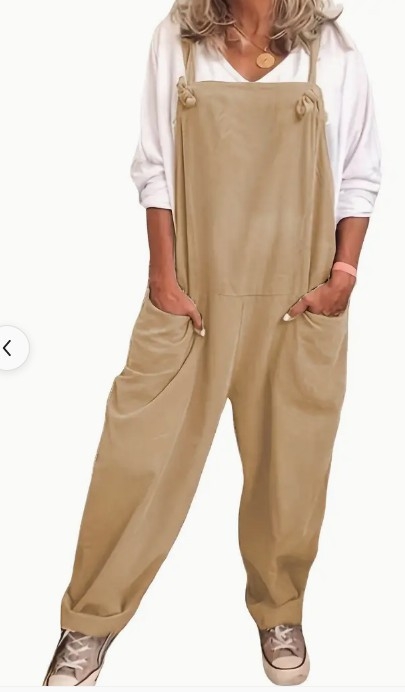 2024 Noua dorință Amazon Nou populare pantaloni casual cu bretele de culoare solidă pentru femei