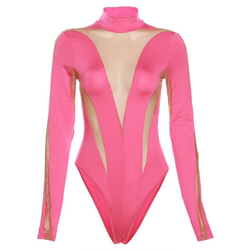 Salopetă de vară pentru femei, cu mânecă lungă și talie înaltă, stil european și american transfrontalier, 2024