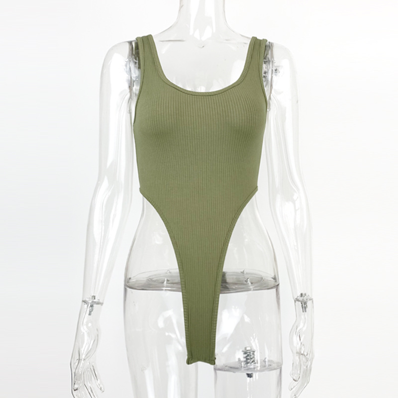 Európa a Spojené štáty americké cezhraničné letné 2023 nové dámske sexy štíhle bavlnené vesty s výstrihom do U a vysokým rozparkom