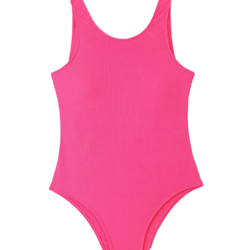 2024. aasta Euroopa ja Ameerika väliskaubanduse uus ühevärviline seksikas ühes tükis ujumistrikoo Amazon AliExpressi seljata õõnes pühadeujumistrikoo