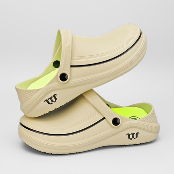 Muške nove ljetne vanjske papuče velikih dimenzija s zatvorenim prstima, mekanim potplatom, udobne sportske sandale za kišni dan, Cross-Border, 2025.