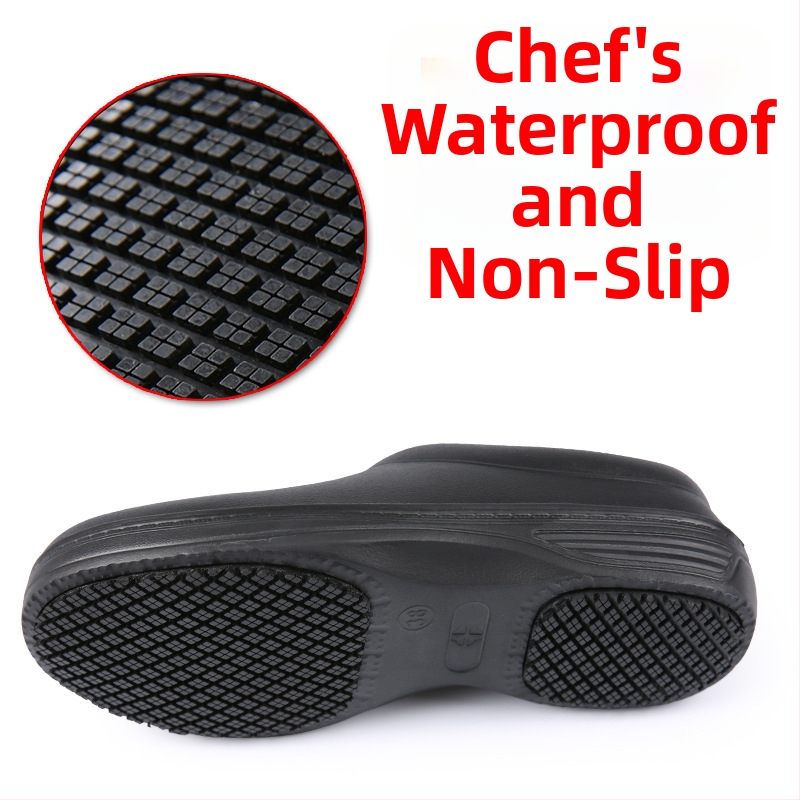 Кухненски обувки, обувки за готвач, мъжки леки маслоустойчиви стелки, хотелски работни обувки, неплъзгащи се маслоустойчиви, водоустойчиви обувки