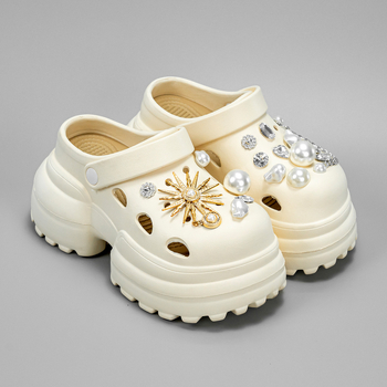 Aukštos klasės madingi aukštakulniai bateliai su skylėmis, moteriški vasariniai bateliai su storapadžiais bateliais, skirti lauko sportui, moteriški urmu.