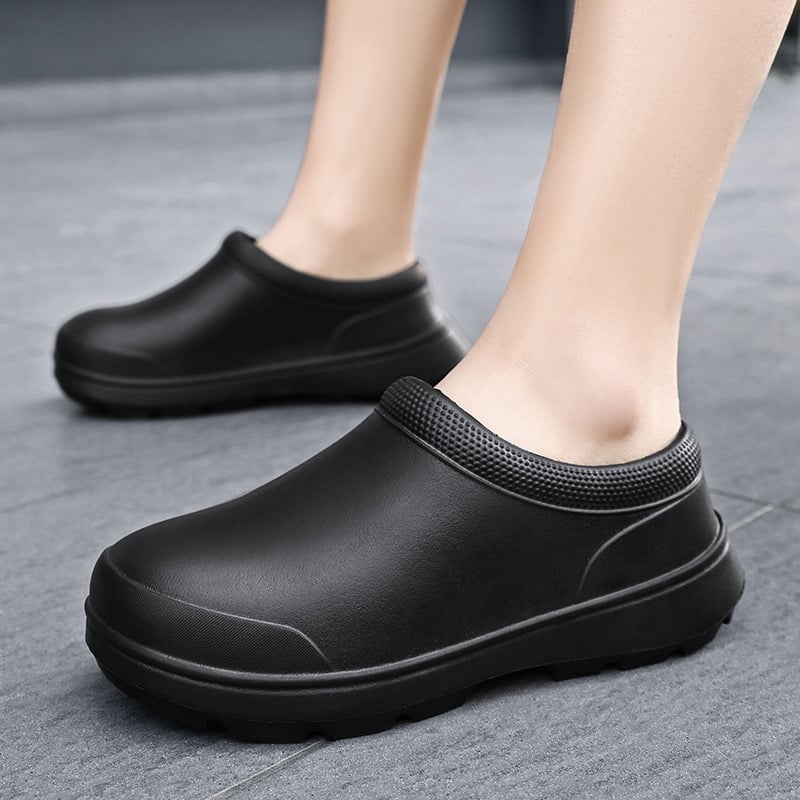 Pantofi de lucru pentru acasă, pantofi pentru asistente medicale, pantofi de ploaie, pantofi de apă, pantofi negri de bucătar, pantofi de bucătărie antiderapanți și impermeabili