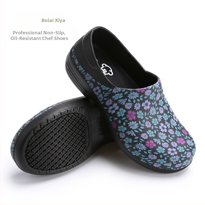 Ľahké mäkké kuchárske topánky, protišmykové topánky, pracovné topánky, olejotesné, nepremokavé, odolné proti opotrebovaniu, kuchynské topánky, ochranné topánky pre mužov a ženy 087