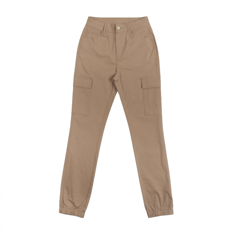 Salopetă de lucru cu talie înaltă pentru femei Mh1114, stil stradal