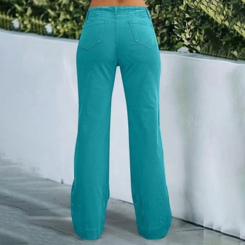 Dámske voľné rovné bežecké nohavice Amazon European and American, ľahké športové nohavice so zipsovým vreckom, športové fitness nohavice