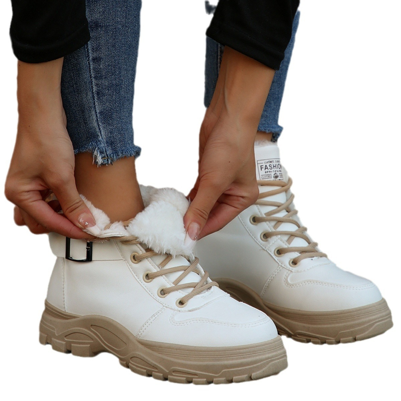 Cizme Martin transfrontaliere plus size pentru femei 2024 toamna și iarna nou stil britanic cizme scurte la modă cizme scurte cu fermoar lateral cu fund gros