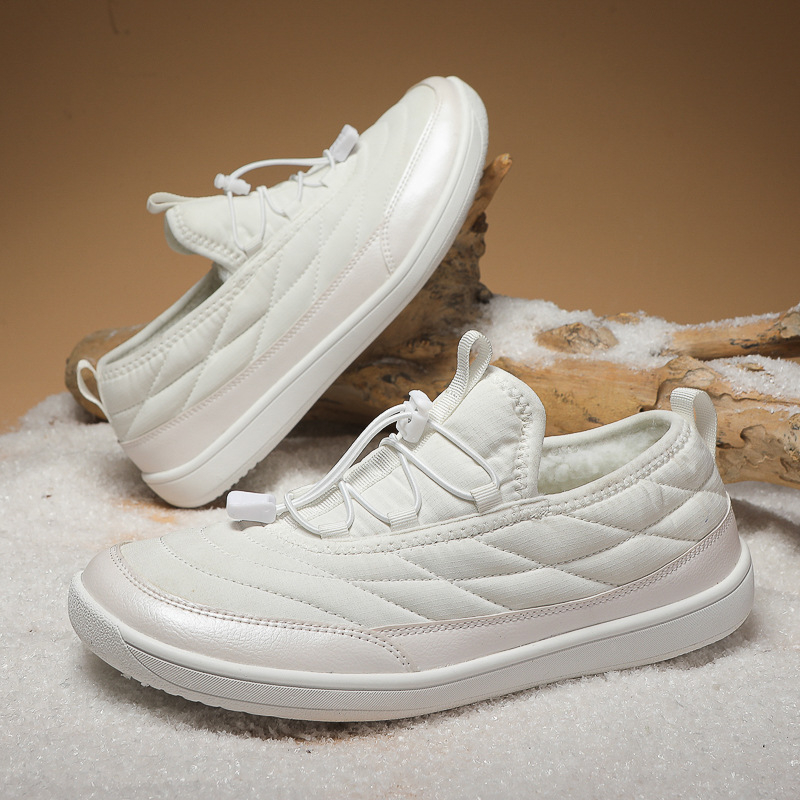 Pánske zimné topánky 2024, ležérne flísové topánky pre páry, bavlnené topánky pre mužov, veľkosť 50, teplé topánky na návleky na nohy, cezhraničné lenivé topánky