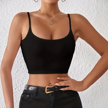 Top transfrontalier popular, culoare solidă, slăbire, Pure Desire, bm sling, transfrontalier, sexy, îmbrăcăminte interioară pentru femei, top tricotat, fată fierbinte