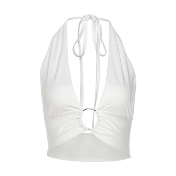 Διασυνοριακό, καυτό στυλ 2023, καλοκαίρι, Ευρώπη και Αμερική, Ins Style, νέο γυναικείο σέξι, χαμηλοκάβαλο γιλέκο με τιράντες και λουράκια