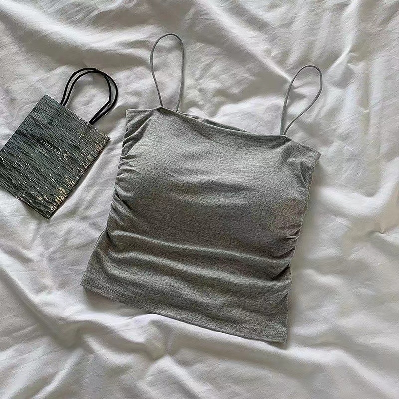 Aštuonių padėčių padažas yra sandėlyje „Spice Girl Pure Desire“ klostuotos moteriškos kelnaitės su plonu petnešėliu, saldaus ir seksualaus stiliaus be rankovių, mažo dydžio.