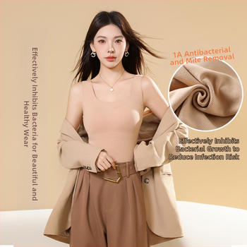 Õmblusteta isekuumeneva kandilise kraega soe vest rinnapadjaga naistele. Slim-fit niisutav sügis- ja talvepluus. Uus alussärk.