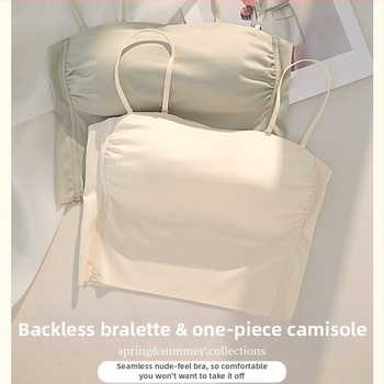 Liemenėlė be petnešėlių moterims, plona ir besiūlė, sumažina didelę krūtinę, apsaugo nuo matomumo, apvynioja krūtinę, graži nugara, liemenėlė su liemenėle, vasarinė