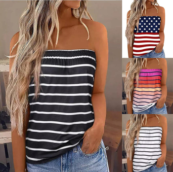 Îmbrăcăminte pentru femei transfrontaliere europene și americane Amazon eBay Tricou casual fără mâneci cu guler unic pentru femei, vară explozie