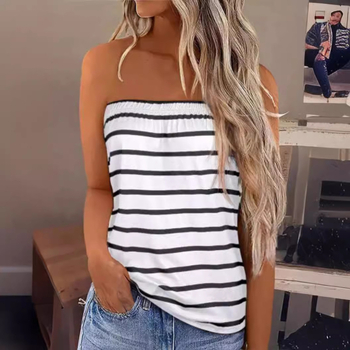 Îmbrăcăminte pentru femei transfrontaliere europene și americane Amazon eBay Tricou casual fără mâneci cu guler unic pentru femei, vară explozie