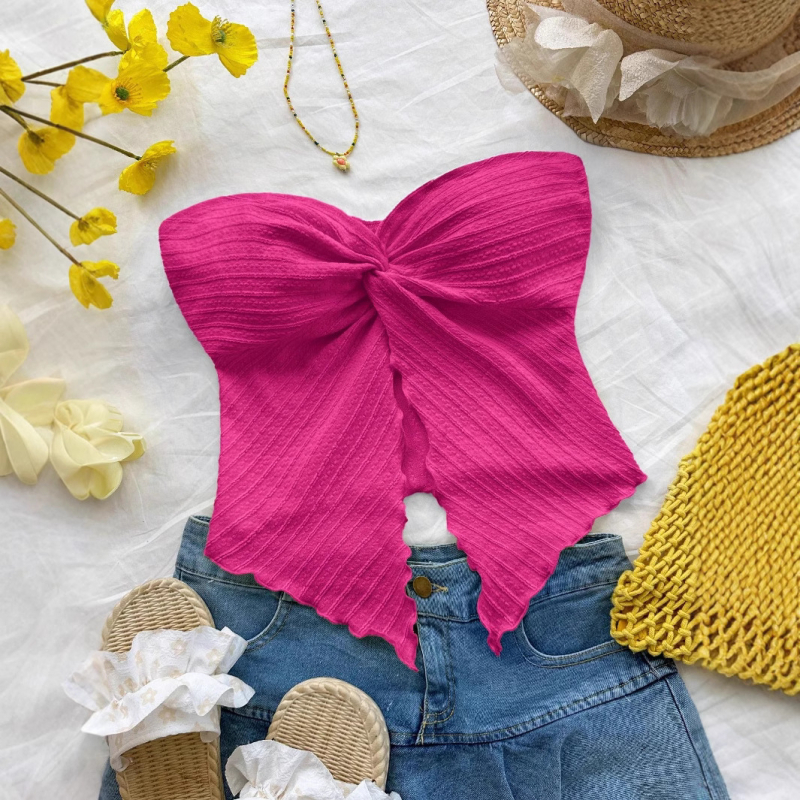 Nauja didmeninė prekyba Europos ir Jungtinių Valstijų tarpvalstybine prekyba vamzdeliu, gryno drugelio dizaino, pojūčiu apnuoginta, bambos formos, seksuali ir karšta mergina, vienspalvė moteriška liemenė.